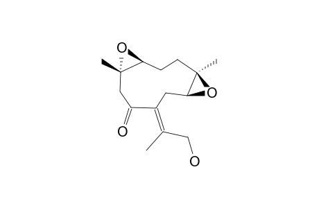 (1R,4S,5S,10R)-DIEPOXY-12-HYDROXY-GERMACRONE