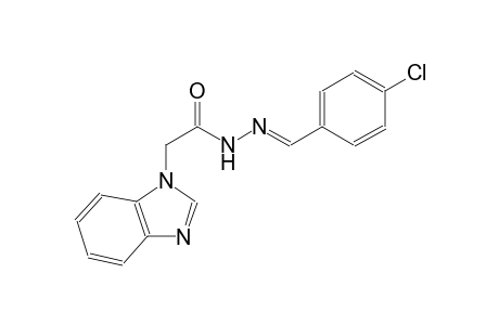 1H-benzimidazole-1-acetic acid, 2-[(E)-(4-chlorophenyl)methylidene]hydrazide