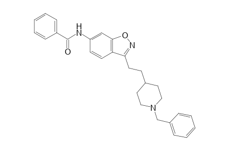 N-[3-[2-(1-benzyl-4-piperidyl)ethyl]-1,2-benzoxazol-6-yl]benzamide