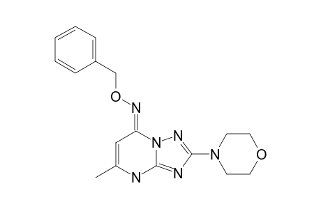 (E)-5-BENZYLOXIMINO-7-METHYL-2-MORPHOLINO-(8H)-[1,2,4]-TRIAZOLO-[1,5-A]-PYRIMIDINE