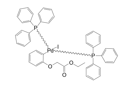 TRANS-[2-(ETHOXYCARBONYLMETHOXY)-PHENYL]-IODOBIS-(TRIPHENYLPHOSPHINE)-PALLADIUM