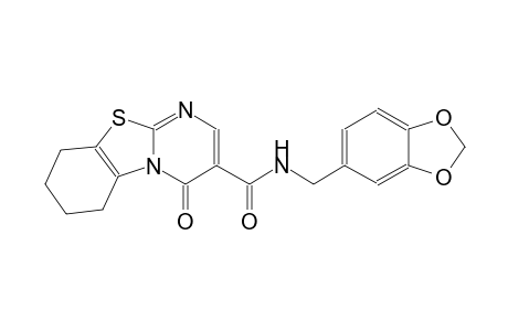 4H-pyrimido[2,1-b]benzothiazole-3-carboxamide, N-(1,3-benzodioxol-5-ylmethyl)-6,7,8,9-tetrahydro-4-oxo-