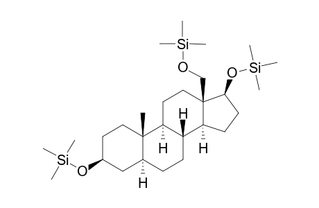 Tristrimethylsilyl 3.alpha.,17.beta.,18-trihydroxy-5.alpha.-androstane
