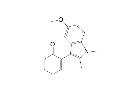 2-(1,2-dimethyl-5-methoxyindol-3-yl)-2-cyclohexen-1-one