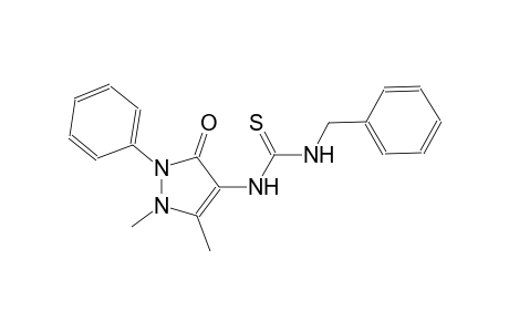 N-benzyl-N'-(1,5-dimethyl-3-oxo-2-phenyl-2,3-dihydro-1H-pyrazol-4-yl)thiourea