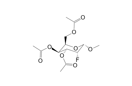 Methyl-3,4,6-tri-O-acetyl-2-fluoro-2-deoxy-a-d-gulopyranoside