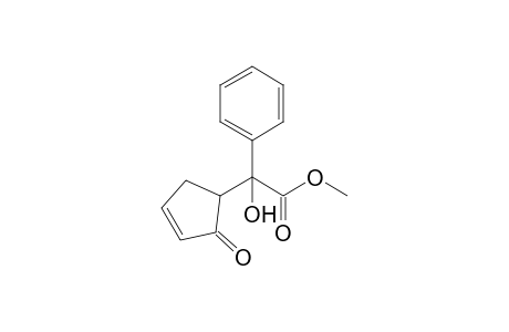 Hydroxy-(2-oxocyclopent-3-enyl)phenylacetic acid methyl ester