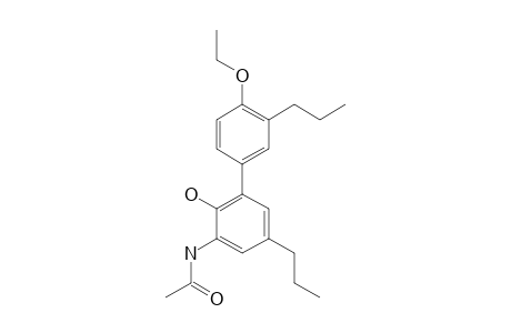3-ACETAMIDO-4'-ETHOXY-3',5-DIPROPYLBIPHENYL-2-OL