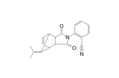 2-(1,3-dioxo-8-(propan-2-ylidene)-1,3,3a,4,7,7a-hexahydro-2H-4,7-methanoisoindol-2-yl)benzonitrile
