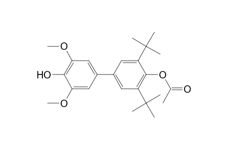 [1,1'-Biphenyl]-4,4'-diol, 3,5-bis(1,1-dimethylethyl)-3',5'-dimethoxy-, monoacetate
