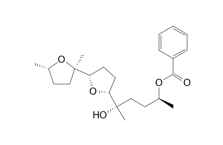 (2R,5S)-2-[(2S,5R)-5-[(1S,4S)-4-(Benzoyloxy)-1-hydroxy-1-methylpentyl]tetrahydrofuran-2-yl]tetrahydro-2,5-dimethylfuran