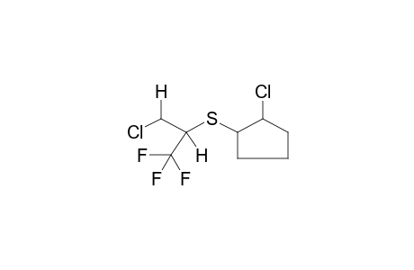 (1-TRIFLUOROMETHYL-2-CHLOROETHYL)-2'-CHLOROCYCLOPENTYLSULPHIDE