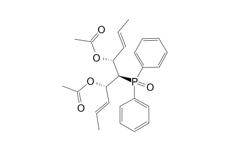 (4RS,5SR,6SR)-(E,E)-5-DIPHENYLPHOSPHONYL-NONA-2,7-DIENE-4,6-DIYL-DIACETATE;anti-anti-ISOMER