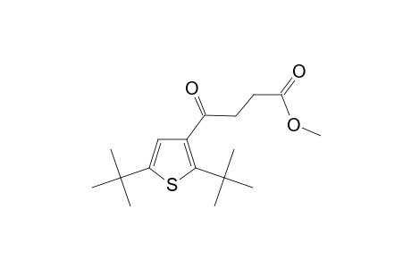 4-(2,5-ditert-butyl-3-thienyl)-4-keto-butyric acid methyl ester