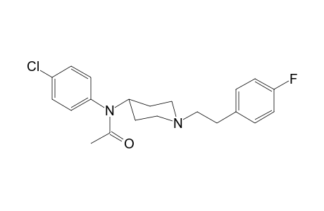 N-(4-Chlorophenyl)-N-(1-[2-(4-fluorophenyl)ethyl]piperidin-4-yl)acetamide