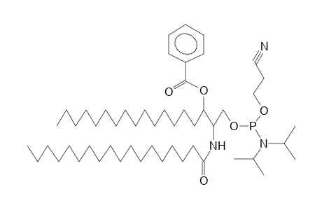 3-BENZOYL-2-STEAROYL-RAC-SFINGANIN-1-(N,N-DIISOPROPYLAMIDO)CYANOETHYLPHOSPHITE