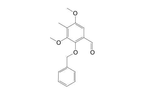 2-Benzyloxy-3,5-dimethoxy-4-methylbenzldehyde