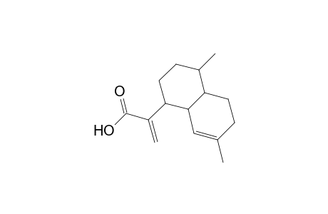 2-(4,7-Dimethyl-1,2,3,4,4a,5,6,8a-octahydro-1-naphthalenyl)acrylic acid