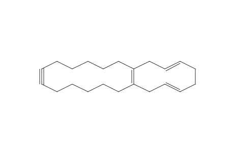 14,15-Didehydro-1,4,5,8,9,10,11,12,13,16,17,18,19,20-tetradecahydrocyclodeca[a]cyclotetradecene