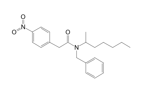 Acetamide, 2-(4-nitrophenyl)-N-benzyl-N-(hept-2-yl)-