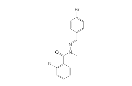 1-(4-BROMOBENZALDEHYD)-2-METHYL-2-(2-AMINO-BENZOYL)-HYDRAZONE