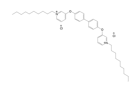 3,3'-[biphenyl-4,4'-diylbis(oxy)]bis(1-decylpyridinium) dichloride