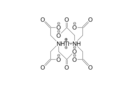 Bis[N,N-bis(carboxymethyl)-glycine trianion] thallium(iii) trianion complex