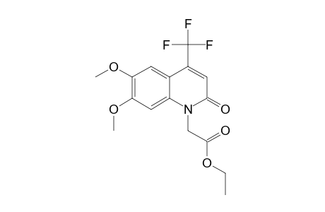 ETHYL-[6,7-DIMETHOXY-2-OXO-4-(TRIFLUOROMETHYL)-1,2-DIHYDROQUINOLIN-1-YL]-ACETATE