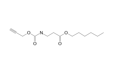 .beta.-Alanine, N-propargyloxycarbonyl-, hexyl ester