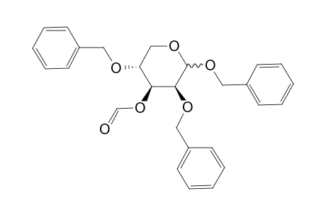 1,2,4-O-Tribenzyl-.beta.,D-arabinopyranose-3-carboxylic acid isomer