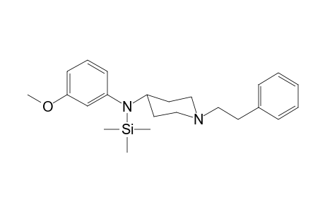 N-(3-Methoxyphenyl)-N-(1-phenethyl-4-piperidyl)amine TMS