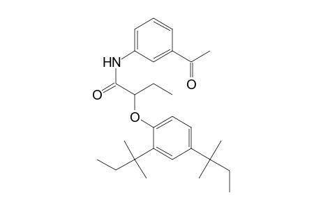 Butanamide, N-(3-acetylphenyl)-2-[2,4-bis(1,1-dimethylpropyl)phenoxy]-