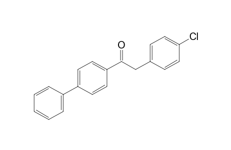 2-(p-chlorophenyl)-4'-phenylacetophenone
