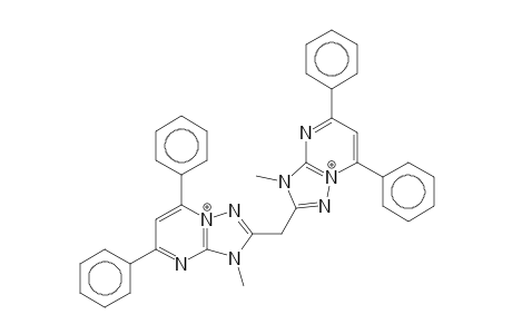 2,2'-Methylenebis(3-methyl-5,7-diphenyl[1,2,4]triazolo[1,5-a]pyrimidinium)