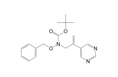 tert-Butyl benzyloxy(2-pyrimidin-5-ylprop-2-enyl)carbamate