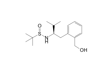 (2R,RS)-N-(tert-Butylsulfinyl)-1-[2-(hydroxymethyl)phenyl]-3-methylbutan-2-amine