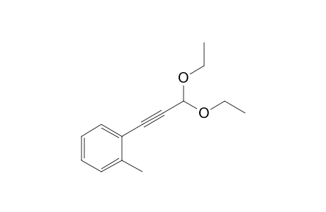 3,3-Diethoxy-1-(o-methylphenyl)-1-propyne
