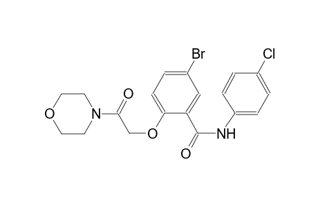 benzamide, 5-bromo-N-(4-chlorophenyl)-2-[2-(4-morpholinyl)-2-oxoethoxy]-