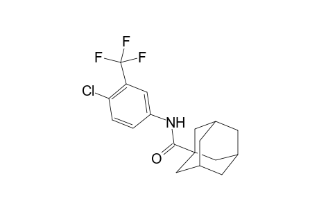 N-[4-chloro-3-(trifluoromethyl)phenyl]adamantane-1-carboxamide