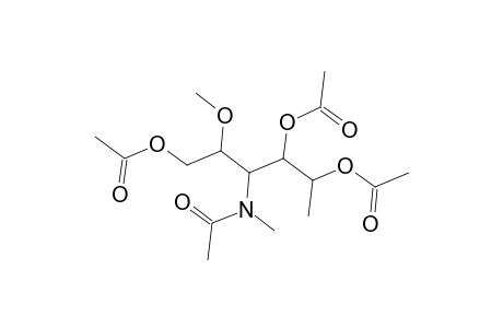 1,4,5-Tri-O-acetyl-3-[acetyl(methyl)amino]-3,6-dideoxy-2-O-methylhexitol