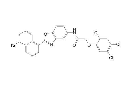 N-[2-(5-bromo-1-naphthyl)-1,3-benzoxazol-5-yl]-2-(2,4,5-trichlorophenoxy)acetamide
