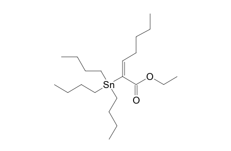 ethyl (E)-2-tributylstannylhept-2-enoate