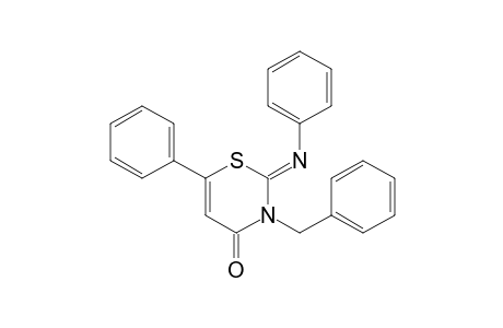 3-Benzyl-2-phenylimino-2,3-dihydro-4-oxo-6-phenyl-4H-1,3-thiazine