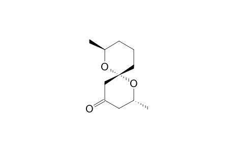 (2SR,6RS,8SR)-2,8-DIMETHYL-1,7-DIOXASPIRO-[5.5]-UNDECAN-4-ONE