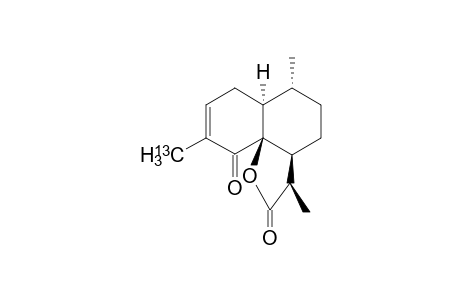 [15-13C]-3,4-Dihydro-epi-deoxy-5-oxoarteannuin B