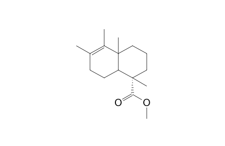 (S)-1,2,3,4,4a,7,8,8a-octahydro-1,4a,5,6-tetramethyl-naphthalene-1-carboxylic acid methyl ester