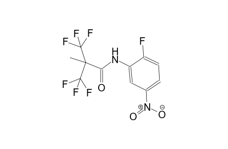 3,3,3-trifluoro-N-(2-fluoro-5-nitrophenyl)-2-methyl-2-(trifluoromethyl)propanamide