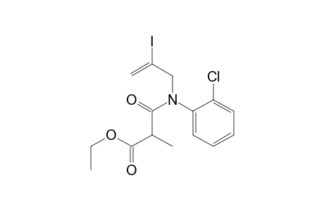 N-(2-Chlorophenyl)-2-(ethoxycarbonyl)-N-(2-iodoallyl)propanamide