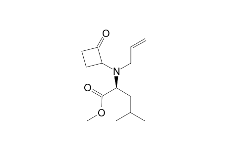 (2S)-methyl 2-(allyl(2-oxocyclobutyl)amino)-4-methylpentanoate