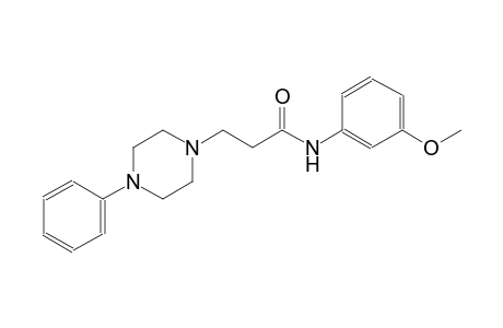 1-piperazinepropanamide, N-(3-methoxyphenyl)-4-phenyl-